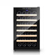 OUOETY German imported quality electronic constant temperature wine cabinet household constant temperature wine cabinet small ice bar constant temperature wine cabinet constant temperature wine cabinet black_Beech wood shelf model
