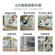 Bed fence, bed guardrail, baby crib bezel, baby anti-fall guardrail, vertical lifting and heightening reinforcement, three-sided installation 1.8m+2.0m+2.0m