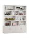 Yusenyi wine cabinet display cabinet home living room entrance cabinet simple modern storage rack floor cabinet wall partition cabinet wine rack cabinet door combination thickened plate warm white 1