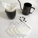 Meikejie creative diamond style ear-hanging coffee filter paper hanging ear coffee fixed filter bag hanging ear hand-brewed coffee filter paper bag trial pack diamond style hanging ear filter paper * 1 piece