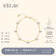 Helas Hera's Gypsophila Akoya Seawater Pearl Bracelet 18K Gold Double-layer Bracelet as a Birthday Gift for My Girlfriend and Best Friend 5-5.5mm, Akoya Pearl 18K Gold Bracelet 18.5cm