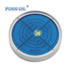 Metal universal level bubble high-precision level bead level with strong magnetic level ruler round level multiple models 50*10mm silver shell green water 2-4 degrees