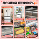 Rongsheng Refrigerator 526 liters dual-clean dual-system French multi-door four-door refrigerator household first-class energy efficiency air-cooled frost-free energy-saving large capacity BCD-526WD1MPA white dual system no odor + IDP active sterilization + air-cooled frost-free