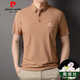 T-shirt à manches à manches courtes de marque Cardin Pier Cardin pour hommes à manches courtes pour hommes à manche de polo sans trace sans été