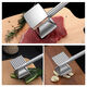 Mangong high-end quality steak hammer kitchen 304 stainless steel pine meat hammer food-grade meat hammer household double-sided solid standard model - pine meat hammer