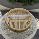 Yusenyi all-bamboo green leather glue-free handmade small steamed bun rack deepens and heightens the bamboo steamer tableware basket household steamer bamboo steamer outer diameter 45 cm 1 cage 1 cover (steaming cloth included)