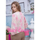 Juicy Couture Jacket Women's 26 Spring New Contrast Color Flower Printed Knitted Thin Sweater Cardigan Pink L