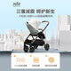 JOIE baby stroller two-way push high view foldable large tire trolley Finiti light beige (dining chair/crib)