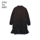 Jnby by JNBY new Jiangnan cloth children's clothing long-sleeved sweater dress A-type polo collar 26 spring girls 1Q1G13350 201/dark coffee 120 cm