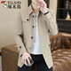 Woodpecker (TUCANO) spring and autumn new lapel windbreaker men's mid-length Korean style high-end business casual cloak coat trendy khaki XL