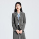 Light workplace formal suit for women, college student teacher interview wear, small suit, professional suit, suit jacket, skirt, black jacket + 2108# white shirt + skirt L