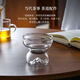 Heat-resistant glass wooden handle fair cup tea drain all-in-one set thickened male cup tea sea tea divider wooden bird fair cup wooden bird transparent male cup 400ml + transparent (mountain viewing) tea drain