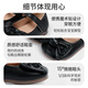 JOYNCLEON baby girl toddler shoes 2025 spring and summer new bow little girl princess shoes soft sole non-slip small leather shoes black size 19 inner length 14cm suitable for feet 13.5cm long
