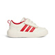 Adidas (adidas) children's shoes 2026 New Year's model for boys and girls Velcro cloud bottom tennis culture children's sports and casual shoes KI4108 KI4108 Han jade white/light scarlet 30 yards/11.5k/foot length 18cm