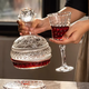 Light luxury quality decanter, home high-end, large-capacity wine flask, crystal glass, quick decanter, decanter, 360-degree rotatable