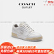 COACH color-blocked presbyopic SOHO low-top sneakers, classic casual, comfortable design, couples model official flagship color-women's 38.5