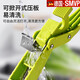 SMVP German multifunctional garlic press, garlic cutting artifact, manual garlic press, household garlic slicer, garlic stirrer, garlic mince, green dual-purpose garlic press