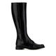 PRADA FW25 light luxury women's black leather boots Black 20 | 40