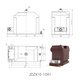 JDZX10-10 voltage transformer single-phase high-voltage current transformer for 10KV indoor high-voltage cabinet protection JDZ-10 10/0.1 fully enclosed