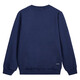 Li Ning (LI-NING) children's clothing children's sweatshirt boys autumn and winter new sweatshirt fashionable round neck plus velvet warm pullover casual sweatshirt deep navy blue 170