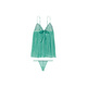 Victoria's Secret Sexy V-neck Lace Nightgown Underwear Set Women's Turquoise Green Turquoise L