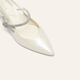 KISSCAT 2026 Spring Fashion Commuting Temperament Pointed Fashion Sandals K76127A-10 Pearl White 33