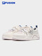 FILA FUSION trendy women's shoes Zhang Hao's same style canvas shoes 2025 new women's sports shoes skateboard shoes milk white/silent pink-GH 36