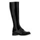 PRADA FW25 light luxury women's black leather boots Black 20 | 40