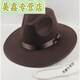 兰伶坊复古黑色魔术师绅士礼帽子舞台表演上海滩许文强戏剧爵士帽新郎帽 黑色