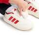Adidas (adidas) children's shoes 2026 New Year's model for boys and girls Velcro cloud bottom tennis culture children's sports and casual shoes KI4108 KI4108 Han jade white/light scarlet 30 yards/11.5k/foot length 18cm