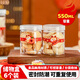 MAXCOOK biscuit box, cake box, transparent packaging box, food sealed jar, storage jar, round 6 pieces MCPJ9450