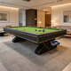 Shenling pool table automatic ball return commercial standard adult pool table American black eight table tennis table three-in-one 9 feet automatic ball return marble + table tennis board