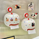 Fantasy Light Luxury Suction Cup Tissue Storage Box No Punching Home Bathroom Wall-mounted Storage Box Bathroom Portable Paper Box Apple Suction Cup Bear Model