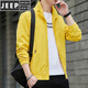 JEEP SPIRIT2023 Autumn New Men's Jacket Korean Style Trendy Spring and Autumn Clothing Top Work Jacket Men's 27 Styles Black Spring and Autumn XL 124-143Jin Jin is equal to 0.5 kg