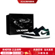 Jordan custom sneakers AJ1 special gift box trendy simple fashion low-cut retro basketball shoes for men and women emerald green dark green-special gift bag black 35.5
