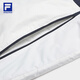 FILA Official Men's Cotton Clothes 2026 Spring New Outdoor Sports Comfortable Warm Color Blocked Hooded Jacket Snow White-WT L 175/96A/L