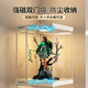 Fantasy figure display cabinet transparent storage box with light for home use UK and Hong Kong LEGO model stand LD light 5 grids (US plug-in model)