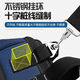 An Junsheng's tool bag, extra large canvas cross-body, multifunctional maintenance portable for plumbers and electricians, wear-resistant, waterproof, extra thick and convenient, deep yellow * waterproof nail bottom with shoulder strap, internal and external slip pockets 21.4 inches, wear-resistant