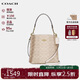COACH brand direct supply women's bag MOLLIE portable crossbody bucket bag CBQ33 Christmas gift