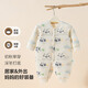 Beibeiyi children's clothing for boys and girls, warm quilted baby jumpsuits, 2025 autumn and winter new style, lucky panda 59cm (1-3 months)