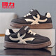 Pull back children's shoes children's low-top sports shoes 2026 spring new breathable boys' sneakers girls lightweight retro shoes black rice 26 inner length about 16.8cm