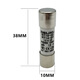 Delixi fuse RT14-20 R015 6A 8A 12A 10*38 ceramic fuse tube 5A (10 pieces per box)
