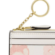 COACH Skinny Id Case 11 Printed Design Top Zipper Coated Canvas Wallet Mini Unisex White 1 White 2