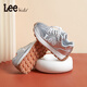 LEE KIDS children's shoes, sports shoes, men's and women's running shoes, 26 spring new running shoes, non-slip, wear-resistant casual shoes, silver, leather, four seasons, 30, inner length 19.0cm, suitable for feet 18.0-18.5cm long