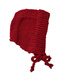 Shang Xuan Korean style autumn and winter Baotou hat women's warm knitted hat woolen hat fashionable face small Japanese trend big red one size