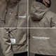 Jeep Spirit Jeep Jacke Herren Workwear High-End-Frühling und Herbst verdickte Jungen großgröße Baumwollkleidung Herren-Stil mit Kapuzenkleidung für Männer Fleece 1502-1 Militärgrün (verdickt) l