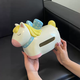 Yusenyi Carousel Tissue Box Ceramic Home Napkin Storage Box 2026 Year of the Horse Decorative Living Room Desktop Ornaments (1 Pack) Purple Eggplant
