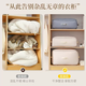 Yusenyi winter quilt storage bag down quilt waterproof and moisture-proof compressed household clothes special moving packing bag Apricot pink (extra large) 54x42x60cm can store two beds 6Jin Jin equals 0.5kg quilt 54