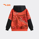 ANTA Children's Sweater Men's Big Children's Clothing Zootopia 2026 Spring New Hooded Pullover 352618748S Alpha Orange 160