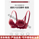 Agent Provocateur Light Luxury Brand Year of the Horse Ben Ming Nian Underwear Women's Small Breast Push Up 2026 New Sexy Underwear Wedding Bridal Bra Burgundy - Set 70A 32 (Koi Ben Ming Nian)